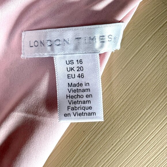 London Times Sleeveless Fit and Flare Dress NWT - Picture 8 of 8